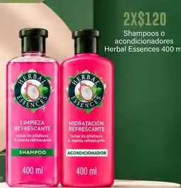 Soriana Híper Herbal essences - shampoos o acondicionadores oferta