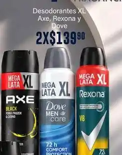 Soriana Híper Axe - desodorantes xl oferta