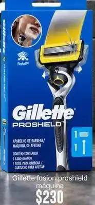 Soriana Híper Gillette - fusion proshield máquina oferta