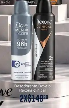 Soriana Híper Dove - desodorante clinical oferta