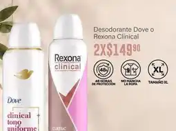 Soriana Híper Rexona - desodorante clinical oferta