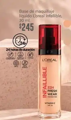 Soriana Híper Fresh - base de maquillaje líquido infallible oferta