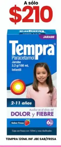 Farmapronto Tempra inf jbe sab/fresa oferta