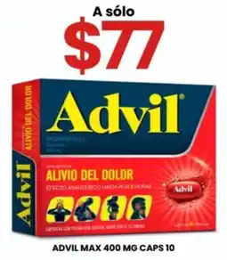 Farmapronto Advil Advil Max 400 mg Caps 10 oferta