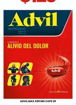 Farmapronto Advil Advil Max 400 Mg Caps oferta