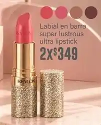 Soriana Híper Revlon - super lustrous ultra lipstick oferta