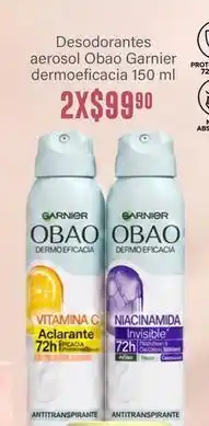 Soriana Híper Obao - desodorantes aerosol dermoeficacia 150 ml oferta