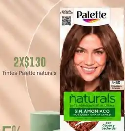 Soriana Híper Palette - tintes naturals 4-60 chocolate oferta