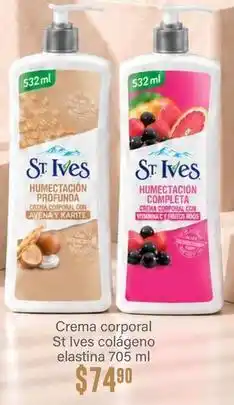 Soriana Híper St ives - crema corporal oferta