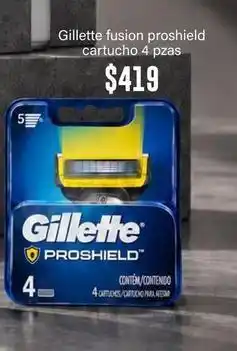 Soriana Híper Gillette - fusion proshield cartucho oferta