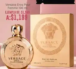 Soriana Híper Versace - eros pour femme eau de parfum natural spray oferta