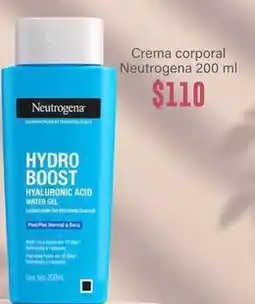 Soriana Híper Neutrogena - hydro boost hyaluronic acid water gel oferta