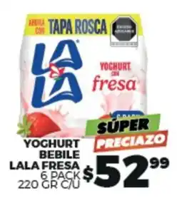 Merco Lala yoghurt bebile fresa oferta