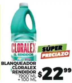 Merco cloralex blanqueador rendidor oferta
