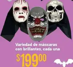 Soriana Híper Una - máscaras con brillantes oferta