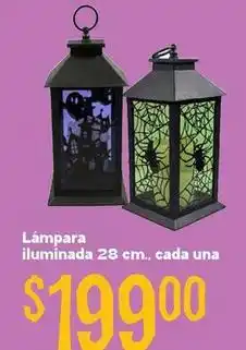 Soriana Híper Una - lámpara iluminada oferta