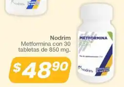 Farmacia Soriana Nodrim Metformina oferta