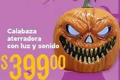 Soriana Híper Luz - calabaza aterradora con luz y sonido oferta