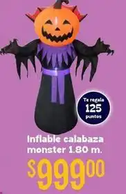 Soriana Híper Monster - inflatable calabaza monster 1.80 m oferta