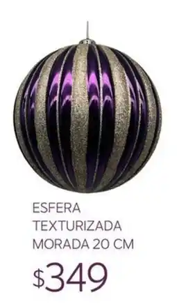 Soriana Súper ESFERA TEXTURIZADA MORADA oferta