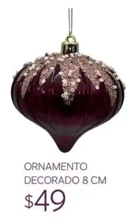 Soriana Súper ornamento decorado oferta