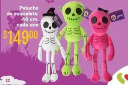 Soriana Híper Peluche de esqueleto oferta