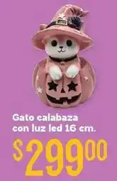 Soriana Híper Luz - gato calabaza con luz led oferta