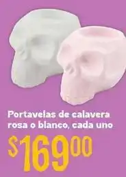 Soriana Híper Portavelas de calavera oferta