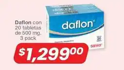 Soriana Híper Sanfer - daflon con 20 tabletas de 500 mg oferta