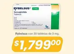 Soriana Híper Semaglutida tabletas oferta