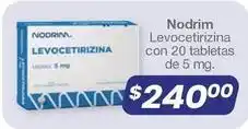 Soriana Híper Nodrim - levocetirizina 5 mg oferta