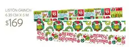Soriana Súper Listón Grinch oferta