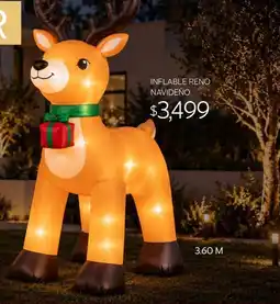 Soriana Súper Inflable reno navideño oferta