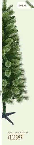 Soriana Súper Árbol verde oferta