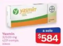 Farmacias Benavides Yasmin oferta