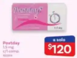 Farmacias Benavides Postday oferta
