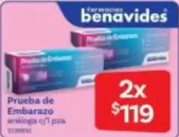 Farmacias Benavides formadas benavides Prueba de Embarazo oferta