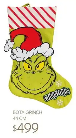 Soriana Súper Bota Grinch oferta