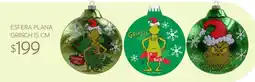 Soriana Súper esfera plana grinch oferta