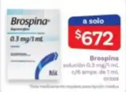 Farmacias Benavides Brosipina solución 0.3 mg/1 ml oferta