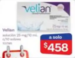 Farmacias Benavides velian solución oferta
