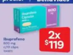 Farmacias Benavides Ibuprofeno oferta