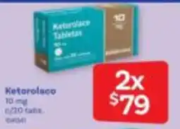 Farmacias Benavides Ketorolaco Tablet oferta