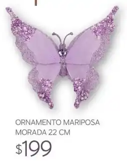 Soriana Súper Ornamento Mariposa Morada oferta