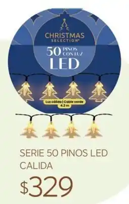 Soriana Súper Christmas Selection Serie 50 Pinos Led Calida oferta