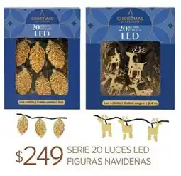 Soriana Súper Christmas Selection Serie 20 Luces LED Figuras Navideñas oferta