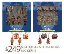 Soriana Súper A Christmas Collection Serie 10 Luces Led Siluetas Navideñas oferta