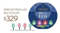 Soriana Súper Christmas Selection Serie 50 Piñas LED Multicolor oferta