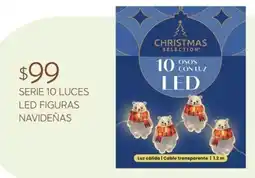 Soriana Súper Christmas Selection 10 osos con luz led oferta