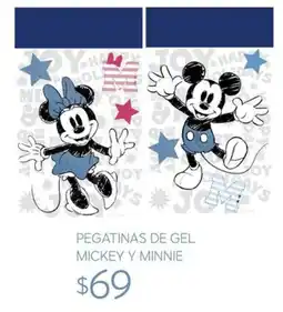 Soriana Súper Pegatinas de gel Mickey y Minnie oferta
